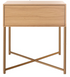 Mesita de noche MVP madera roble natural – mesita de noche a medida | Look Vintage