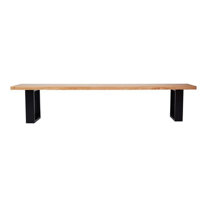 Mueble TV AYOUB en madera maciza y hierro – mueble TV a medida madera | Look Vintage