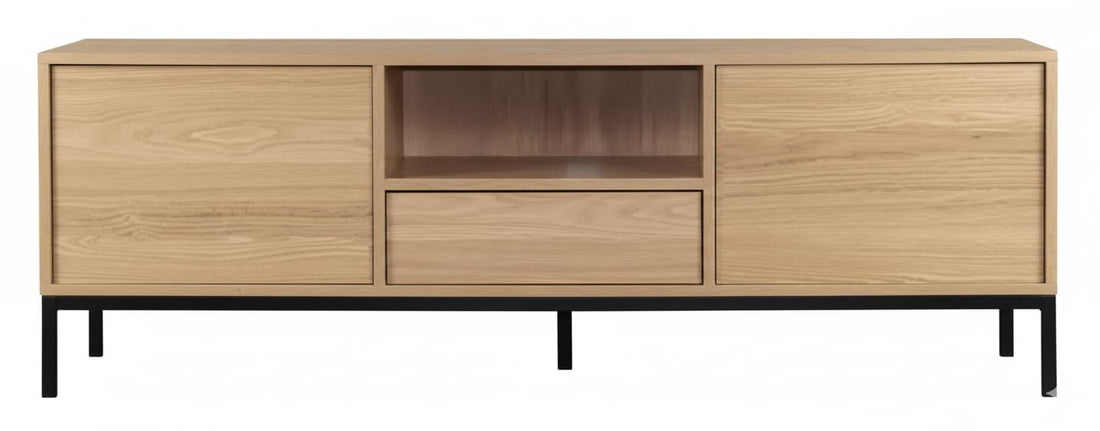Mueble TV CALAD B/H P – mueble TV a medida madera | Look Vintage