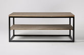 Mueble TV COMBI 2 madera y hierro acabado – mueble TV a medida madera personalizado | Look Vintage
