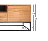 Mueble tv INTE vista 4 – mueble TV a medida madera | Look Vintage