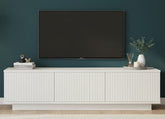 Mueble TV LIPA 3P detalle – mueble TV a medida madera | Look Vintage