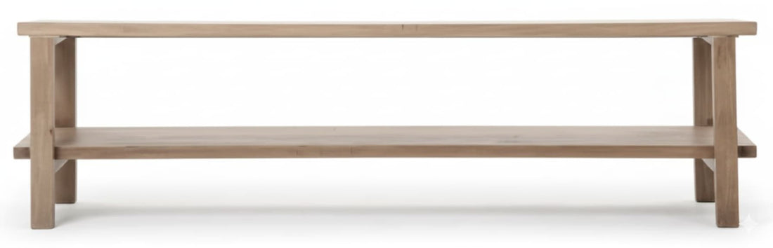 Mueble TV NATUR 120-140 – mueble TV a medida madera | Look Vintage