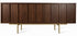 Mueble TV PALI 3 puertas con bancada de hierro en chapa roble – mueble TV a medida madera | Look Vintage