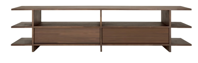 Mueble TV VOLA 140-180 roble – mueble TV a medida madera | Look Vintage