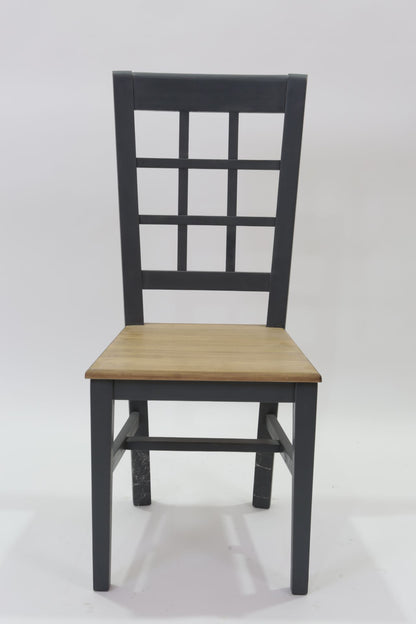 Silla REJA ASIENTO MADERA detalle – silla de madera a medida | Look Vintage