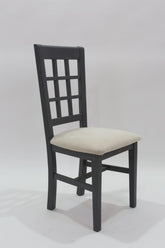 Silla REJA ASIENTO TAPIZADO acabado – silla de madera a medida personalizado | Look Vintage