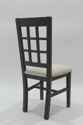 Silla REJA ASIENTO TAPIZADO detalle – silla de madera a medida | Look Vintage