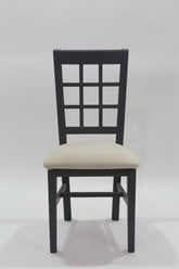 Silla REJA ASIENTO TAPIZADO – silla de madera a medida | Look Vintage