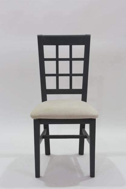 Silla REJA ASIENTO TAPIZADO – silla de madera a medida | Look Vintage